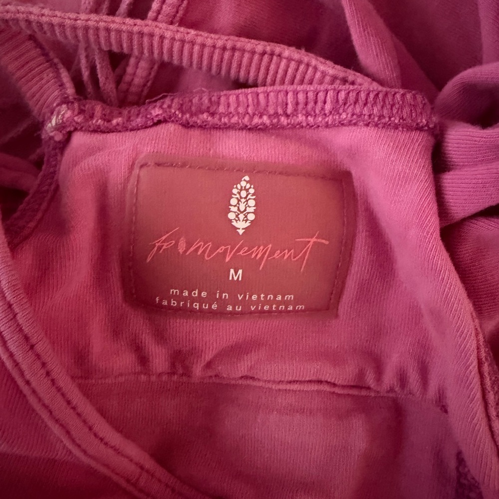 Free People Movement Hot Shot Onesie in sun bleached Pink - M